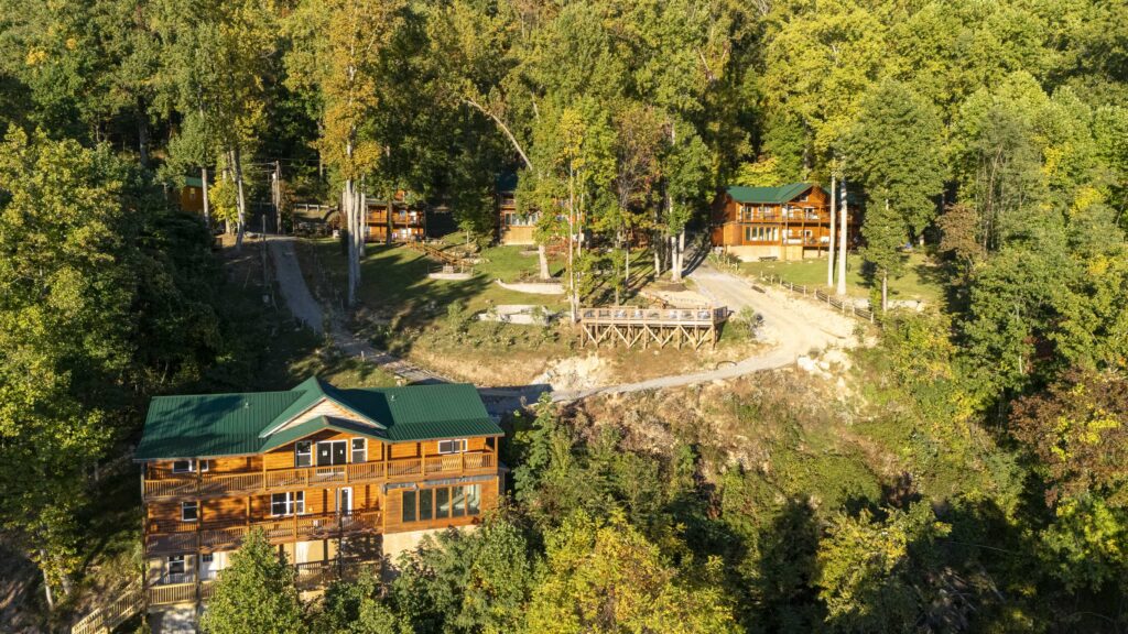 Bluff Mountain Aerial View
